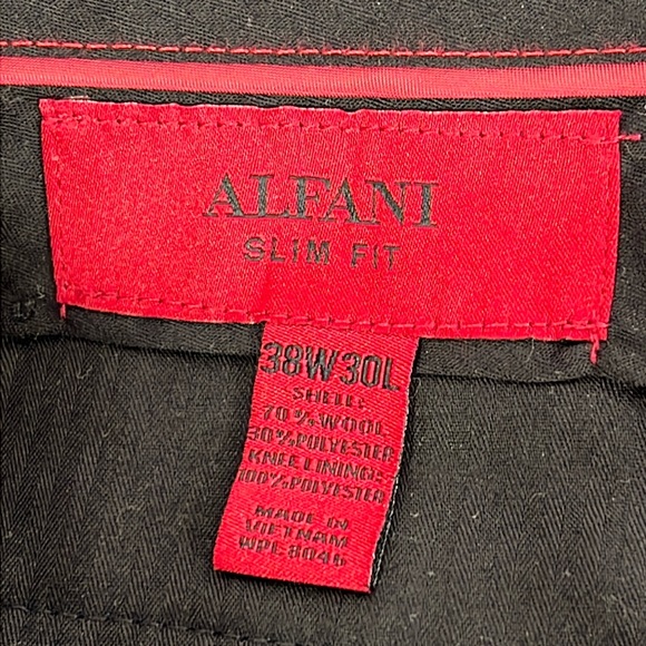 ALFANI Men’s Slim Fit Slate Blue Two-Piece Suit (42R, 38/30) - Picture 14 of 14